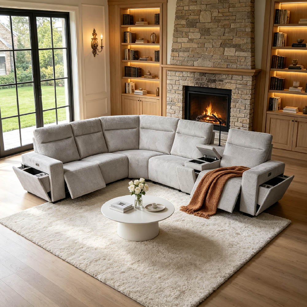 HD-2351C Electric Sectional Corner Sofa