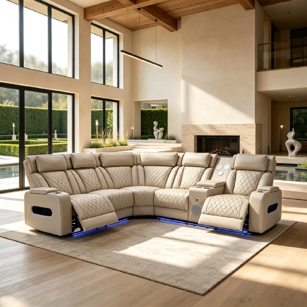 HD-2341C Electric Sectional Corner Sofa